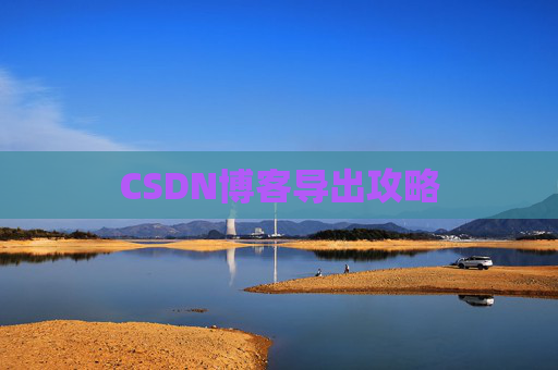 CSDN博客导出攻略